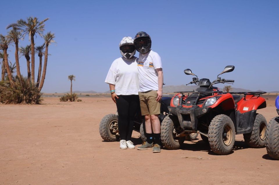 Marrakech: Quad Bike Adventure in the Palm Grove and Jbilat - Key Points