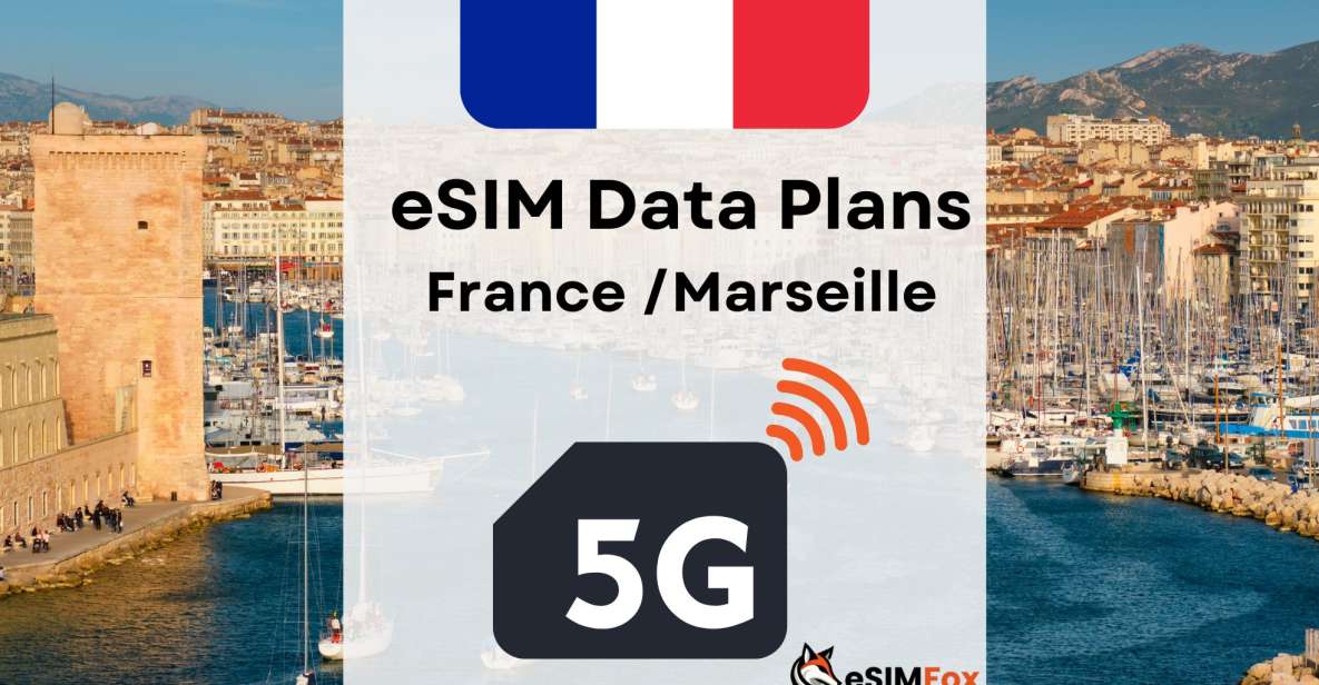 Marseille : Esim Internet Data Plan France High-Speed 5G - Important Instructions for Users