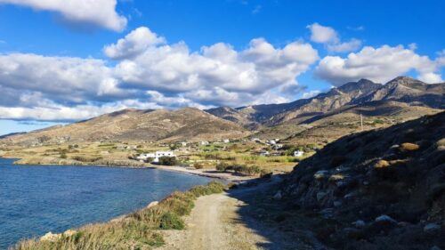 Naxos: West Coast Mountain Bike Trail To Ghost Town - Language and Highlights