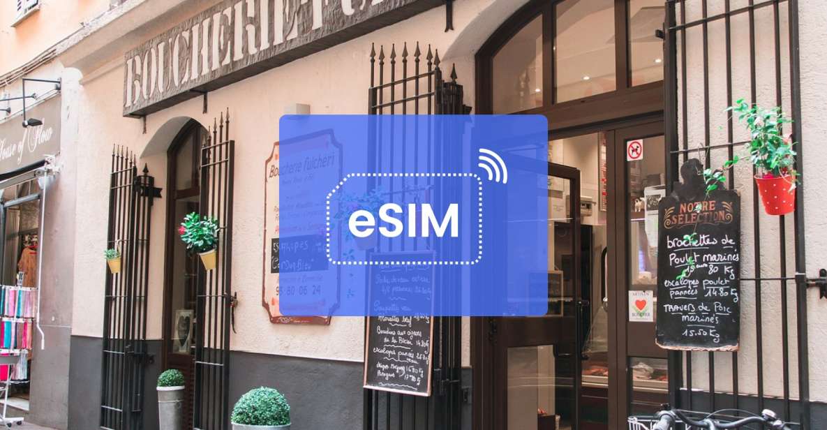 Nice: France/ Europe Esim Roaming Mobile Data Plan - Data Plan Customization