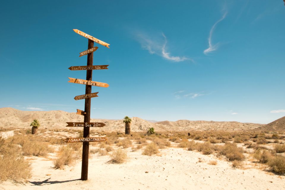 Palm Springs & Joshua Tree: National Park Self-Guided Tours - Directions