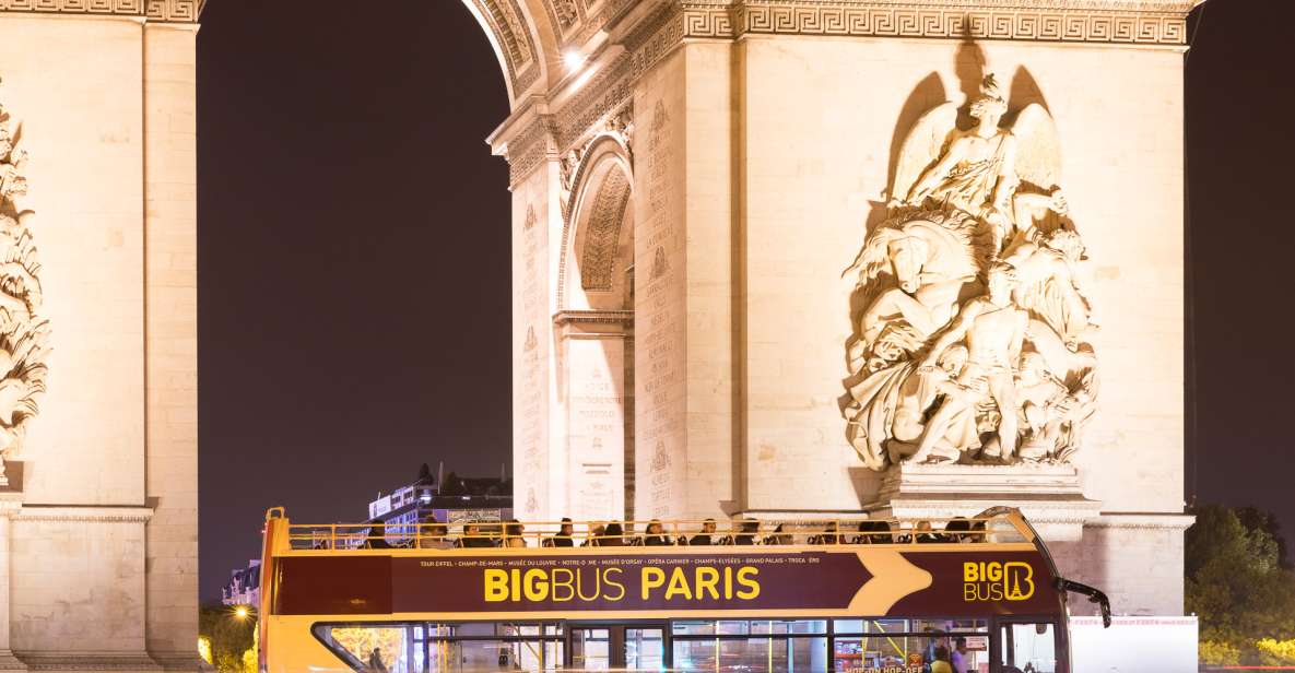 Paris: Big Bus Hop-on Hop-off Tour & Panoramic Night Tour - Booking and Pricing
