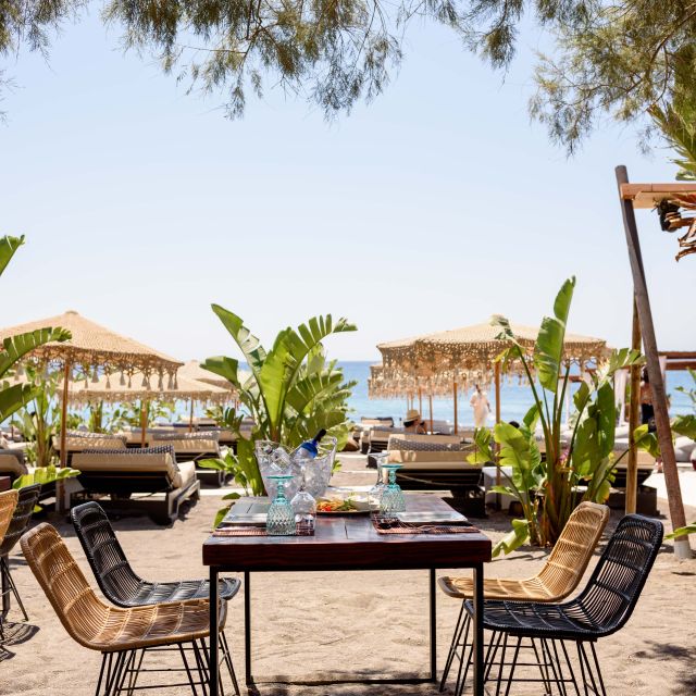 Perivolos Beach: Sun-Bed Experience FortyOne Bar Restaurant - Directions and Recommendations