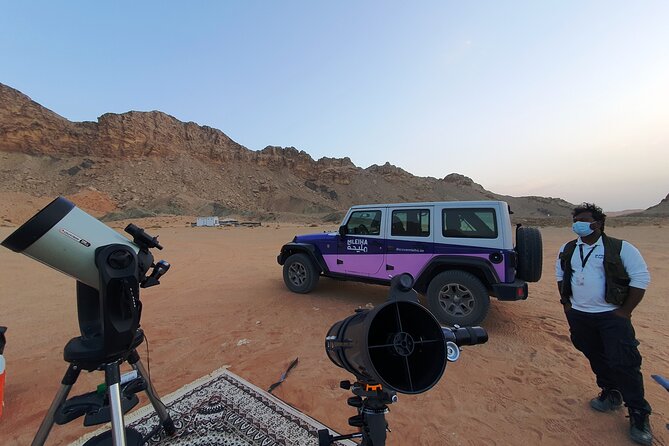 Private 4x4 Mleiha Desert Overnight Camping, Stargazing With BBQ Dinner - Common questions