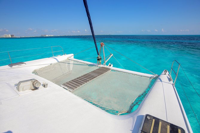 Private Isla Mujeres Catamaran Tour - Manta Boat - for up to 40 People - Common questions
