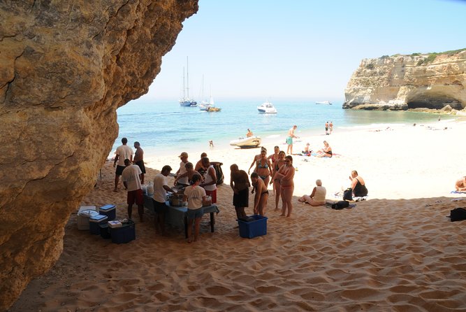 Sailing the Algarve Coastline Cruise With BBQ on the Beach - Common questions