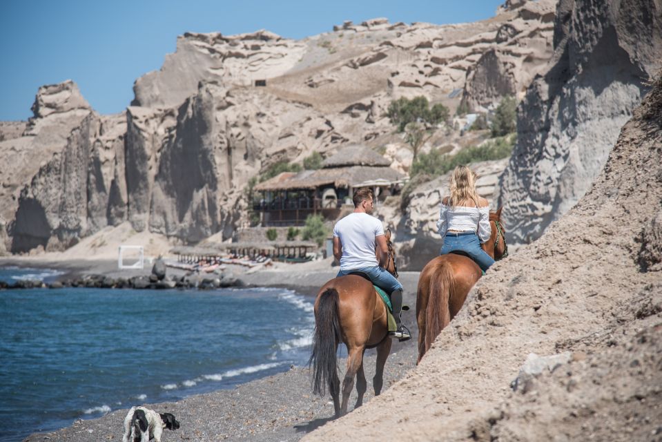 Santorini: Horse Riding Trip to Black Sandy Beach - Bonus Tips