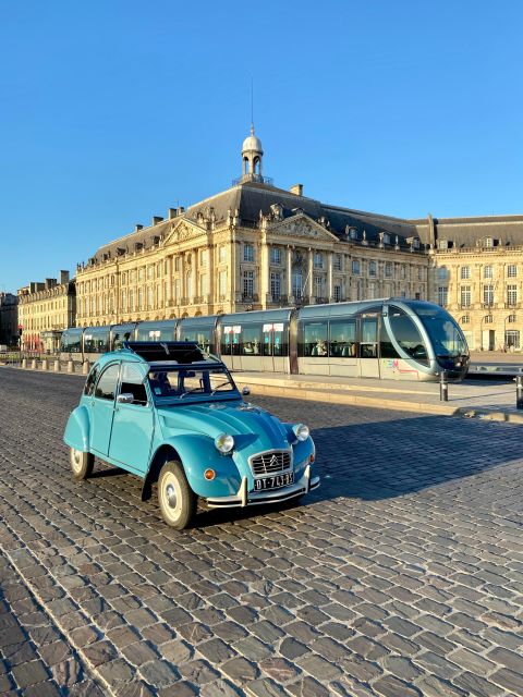 Visit of Bordeaux Unesco by 2cv Car & Delicacies - Common questions
