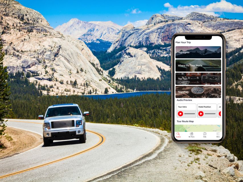 Yosemite: Self-Guided Audio Driving Tour - App Download and Power Bank