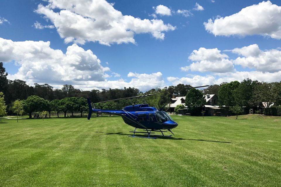 20 Minute Helicopter Scenic Flight Hunter Valley - Directions and Points of Interest