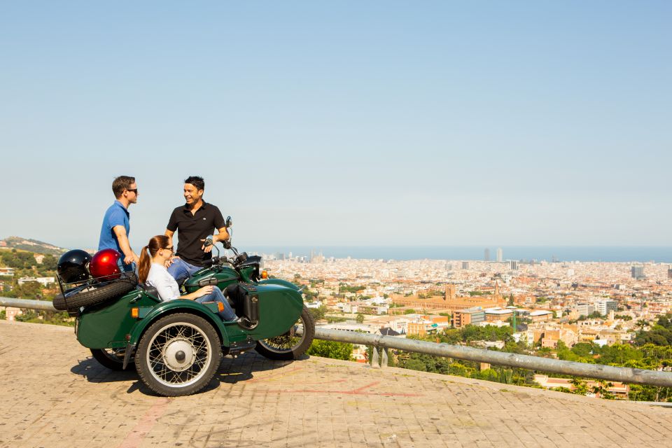 Barcelona: Motorcycle Sidecar Full-Day Tour With Stops - Key Points