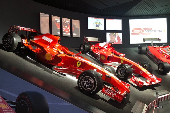 Ferrari World: Museums, Guided Factory Tour, F1 Simulator, Private Transport - Common questions