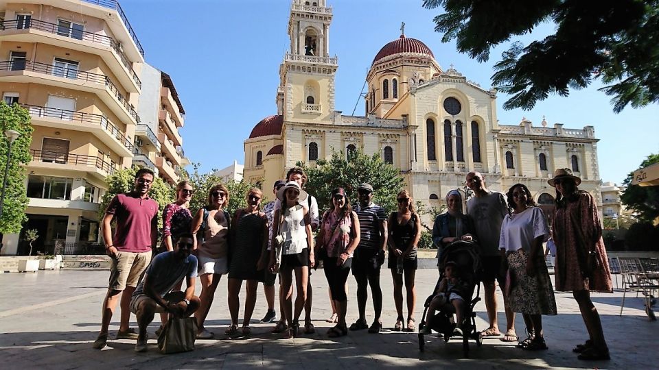 Heraklion: History & Culture Walking Tour With Food Tasting - Common questions