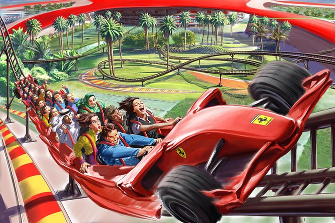 IMG World of Adventures and Ferrari World Standard Entrance Tickets - Ferrari World: A Thrilling Experience for All Ages