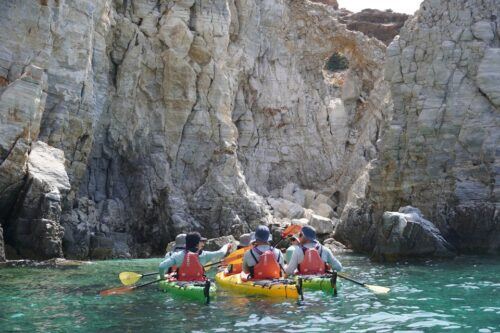 Naxos: Rina Cave Sea Kayak Tour With Snorkeling & Picnic - Directions