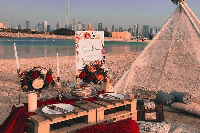 Sunrise Beach Proposal Burj Khalifa View - Last Words