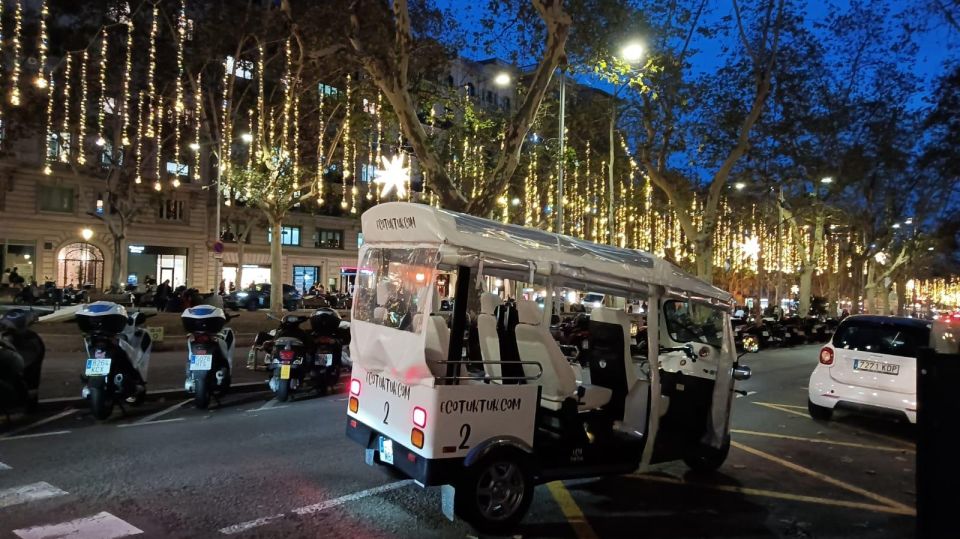 Barcelona: Private Christmas Lights Tour by Eco Tuk Tuk - Common questions
