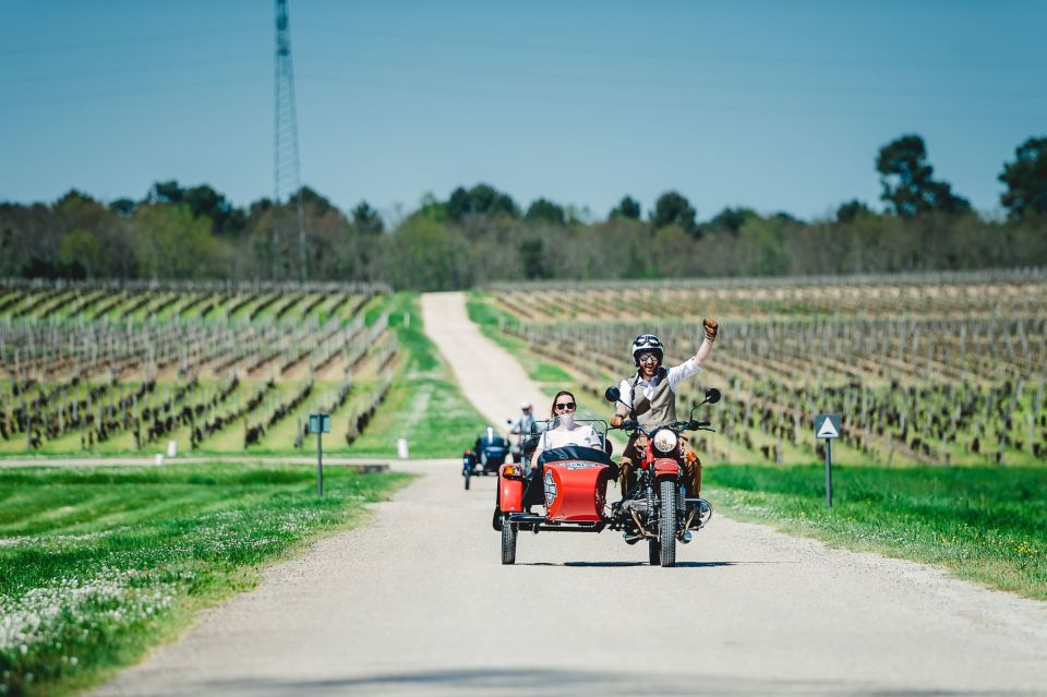 From Bordeaux: Médoc Vineyard and Chateau Tour by Sidecar - Common questions