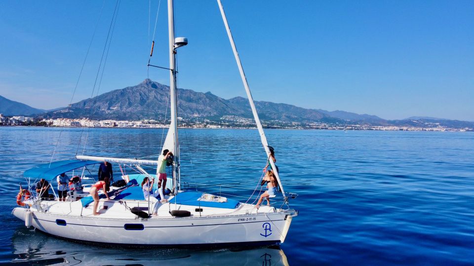 From Marbella: Costa Del Sol Group Sailboat Cruise & Drinks - Common questions