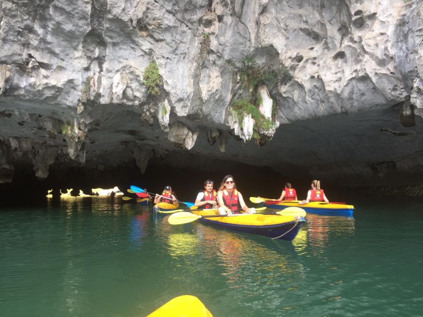 Hanoi: Halong, Lan Ha Bay Cruise Biking, Kayaking, Meals,Bus - Common questions