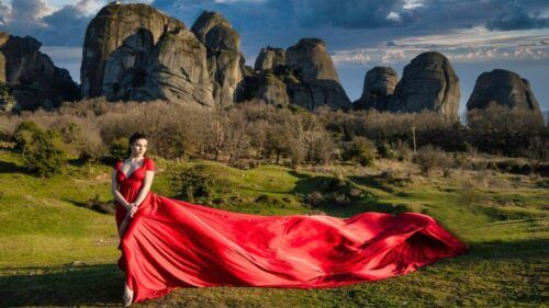 Kalabaka: Meteora Flying Dress Photoshoot - Last Words