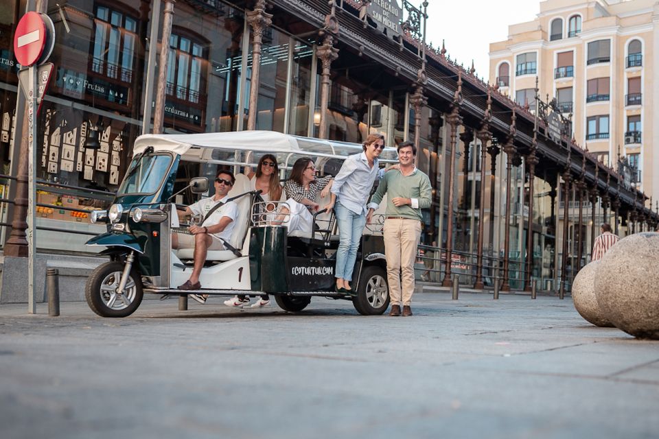 Madrid: Private City Tour by Electric Tuk Tuk - Common questions