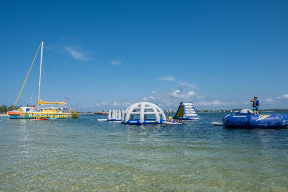 Shell Island: Water Park and Dolphin Watching Boat Trip - Common questions
