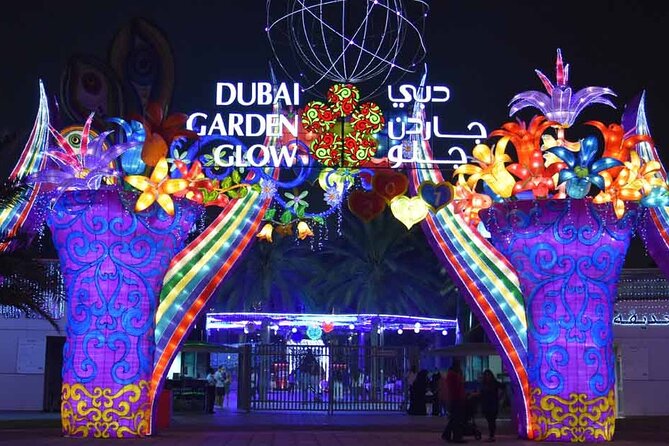 Admission to the Dubai Glow Garden - Key Points