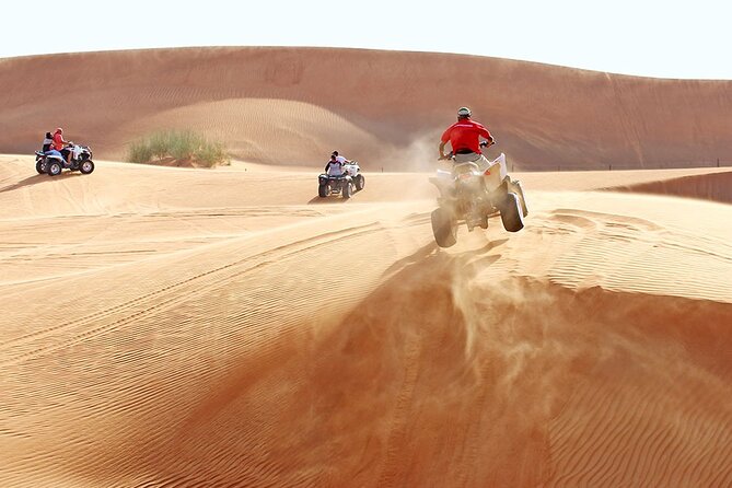 Adventure Quad Bike Safari, Camel Ride & Sandboarding - Key Points