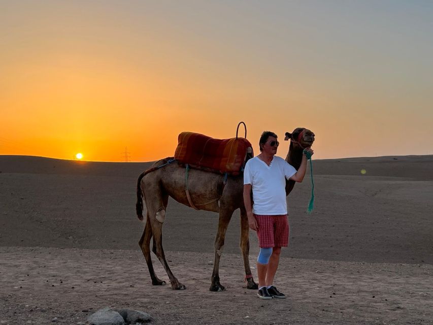 Agafay Desert Sunset Camel Ride Half Day Tour From Marrakech - Key Points