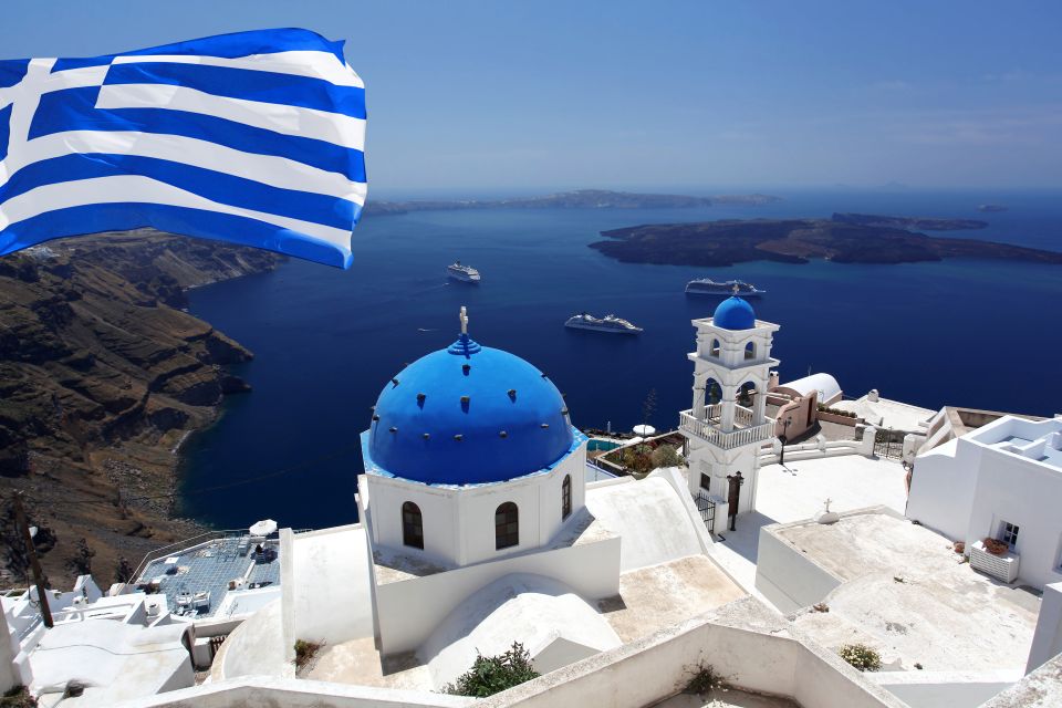 Agios Nikolaos: Santorini Guided Day Trip With Ferry Ticket - Key Points