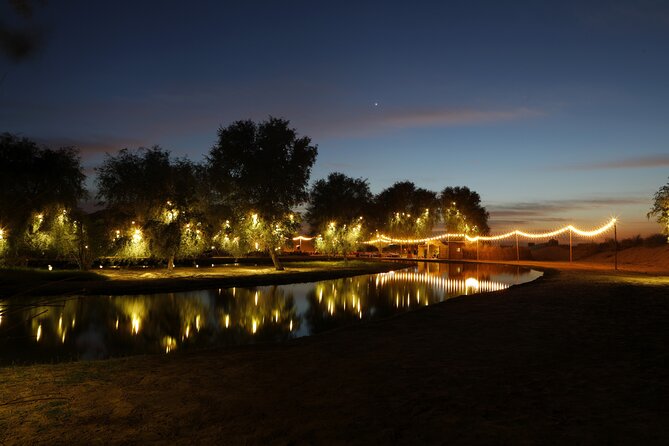 Al Marmoom Oasis Camp Experience With Bedouin Dinner - Key Points