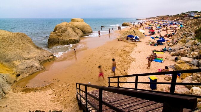 Albufeira Small-Group Sunset Beach Tour With Sushi - Key Points