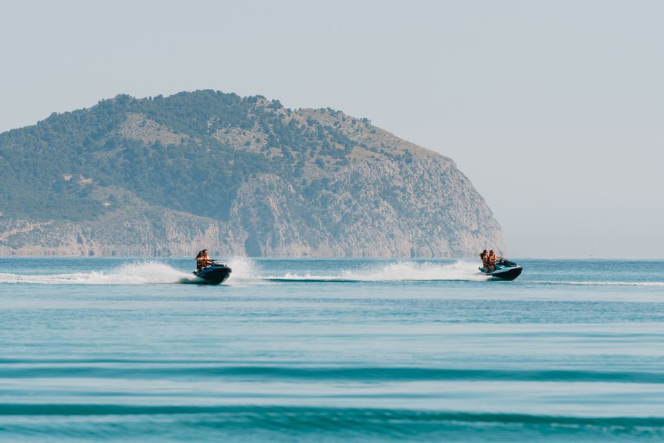 Alcudia: Guided Jet Ski Tour Visiting Aucanada Island - Key Points