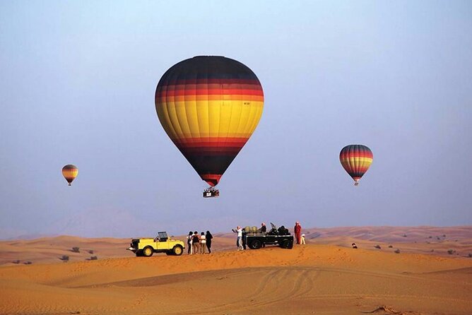Amazing Views Of Dubai Beautiful Desert By Hot Air Balloon From Dubai