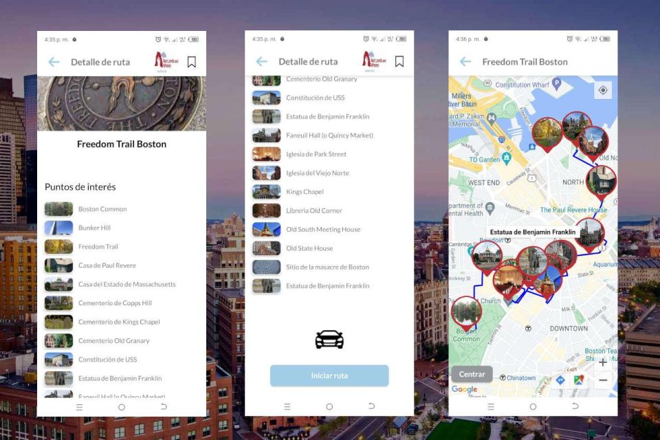 App Self-Guided Tours With Audioguide Boston - Key Points
