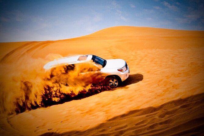 Arabian Red Dune Desert Safari With Sand Boarding & Camel Ride - Key Points