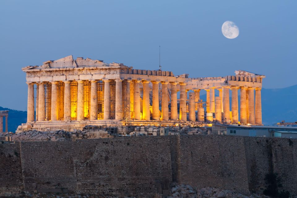 Athens at Night Small-Group Walking Tour With Dinner - Tour Details