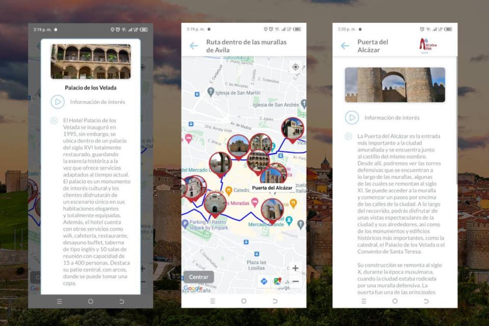 Avila Self-Guided Tour App With Multilingual Audio Guide - Key Points