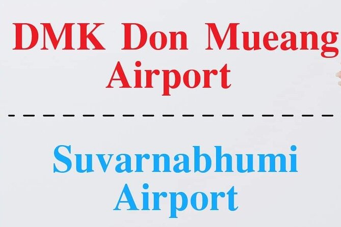 Bangkok Hotel Pick up to DMK Don Mueang Airpor ,Suvarabhumi Airport MAX 3PAX - Key Points