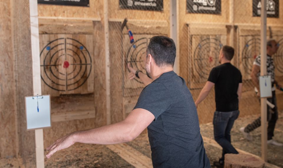 Barcelona: Axe Throwing Viking Experience With Beer - Key Points