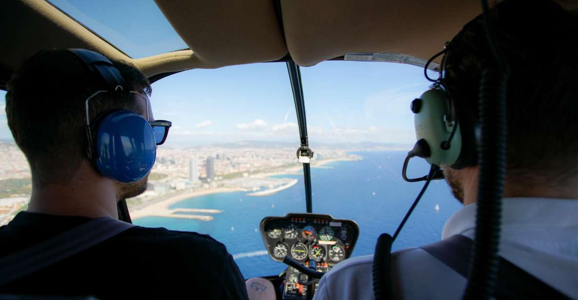 Barcelona: Helicopter Flight With Optional Yacht Cruise - Key Points