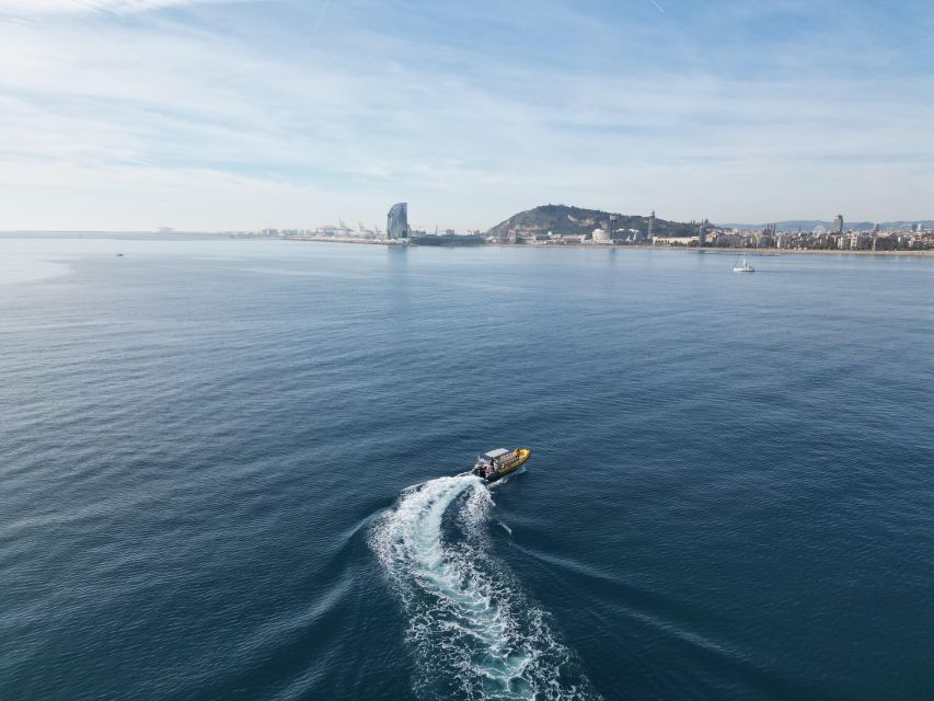 Barcelona: Speed Boat Skyline View - Key Points