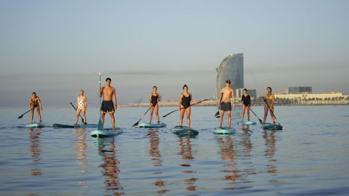 Barcelona: Sunrise Paddleboarding With Instructor and Photos - Key Points