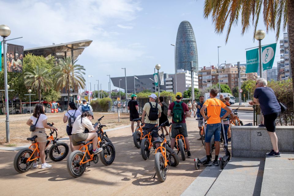 Barcelona: Top 20 Highlights E-Scooter or E-Bike Guided Tour - Key Points