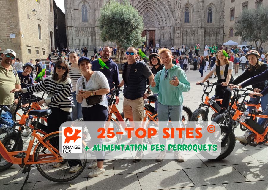Barcelona Tour💕 With French Guide 25-тOp Sites, Bike/Ebike - Key Points