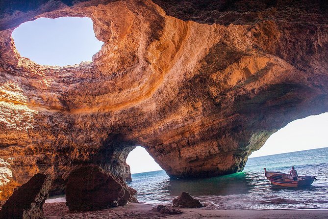 Benagil Cave by Boat Carvoeiro Algarseco Caves by Minivan From Lagos - Key Points