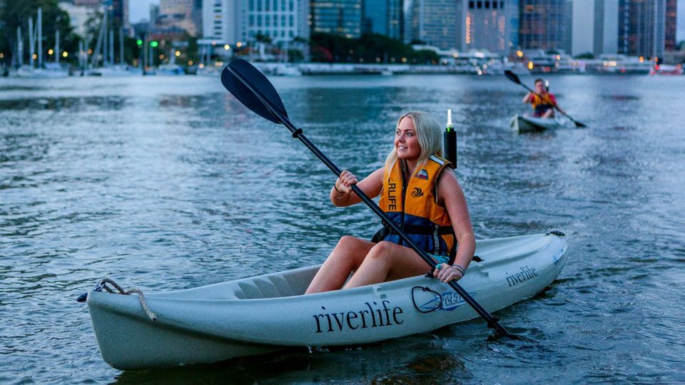 Brisbane: Mexican Fiesta Twilight Kayaking River Tour - Key Points