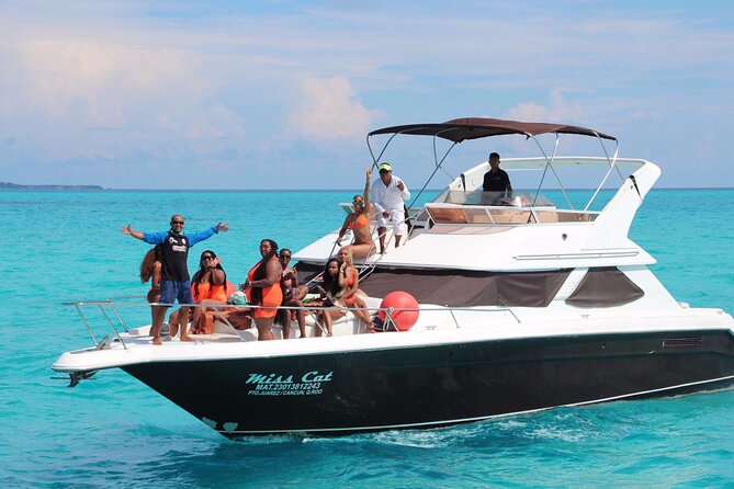 Brown Yacht 48ft Rental in Cancun for up to 15 People