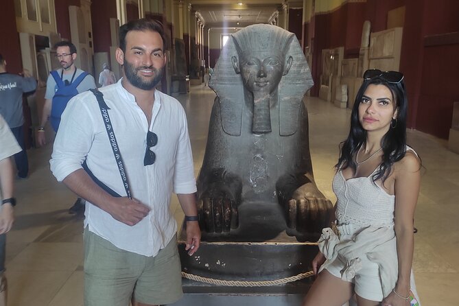 Cairo, Giza Pyramids, Great Sphinx, Egyptian Museum and Bazaar Private Tour - Key Points